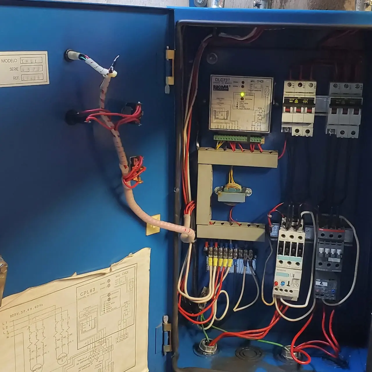 Reparación tablero hidroneumático