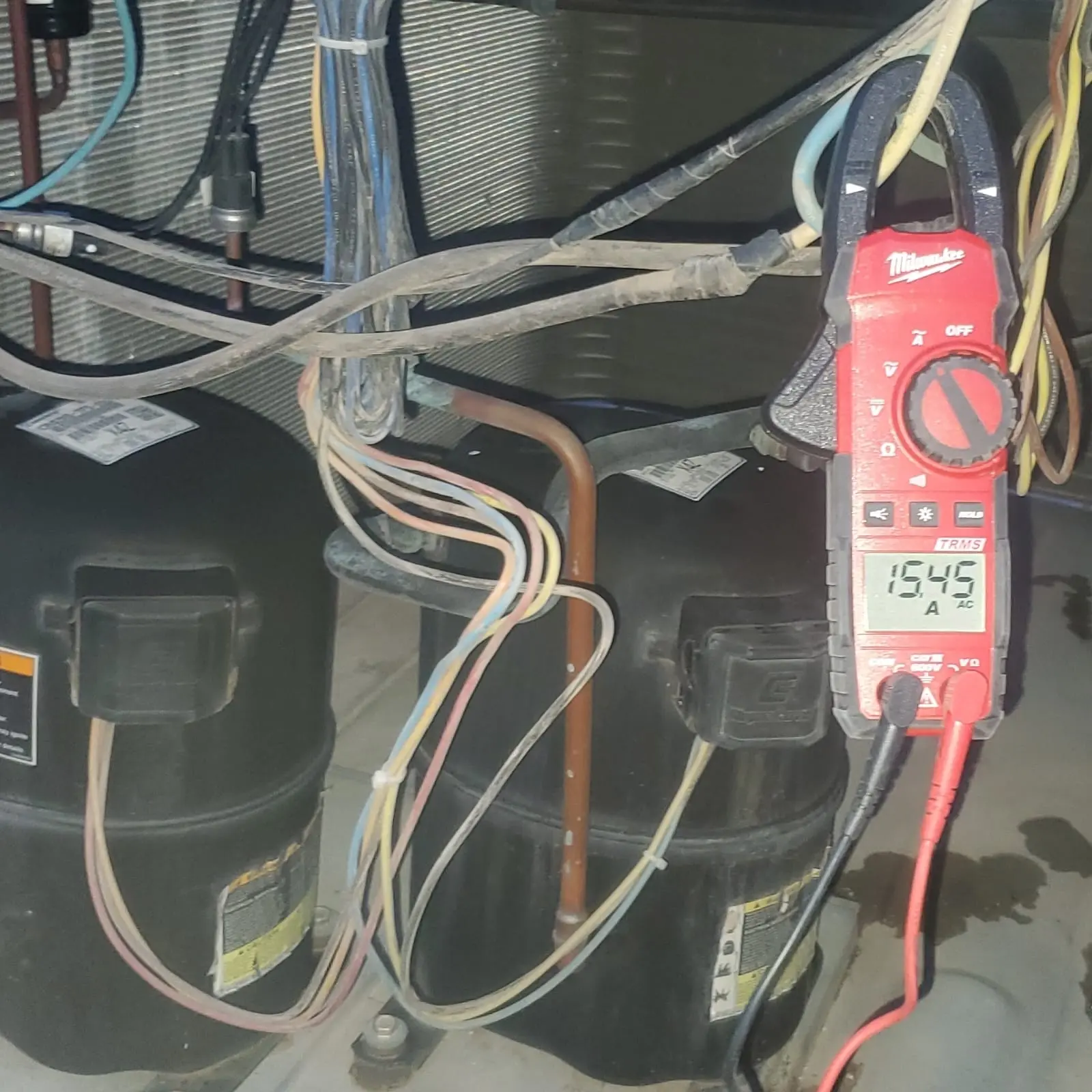 Reevisión de amperaje unidad paquete Carrrier